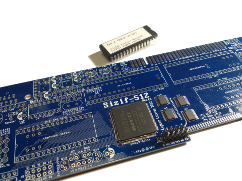 Sizif-512 DIY - PCB with Altera + ROM