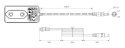 Zasilacz do Sizif-512 (9V,1A, 5.5mm/2.1mm, plus w środku)